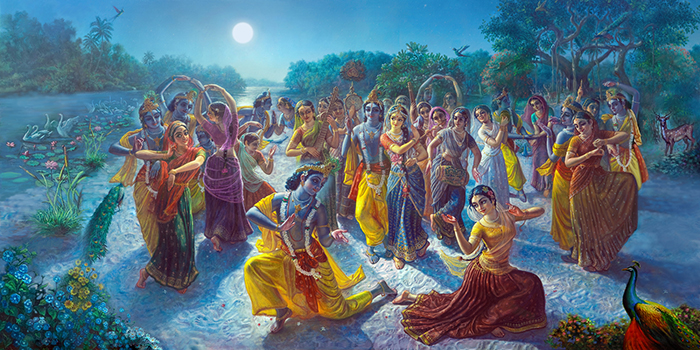 Raas Leela in Moonlight